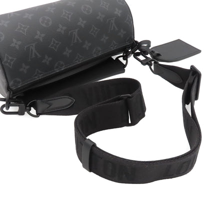 Louis Vuitton Soft Polochon Gray Monogram Eclipse 2-Way Shoulder Bag — view 4