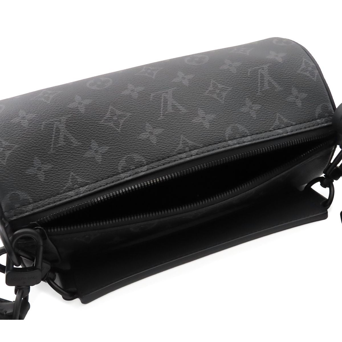 Louis Vuitton Soft Polochon Gray Monogram Eclipse 2-Way Shoulder Bag — view 5