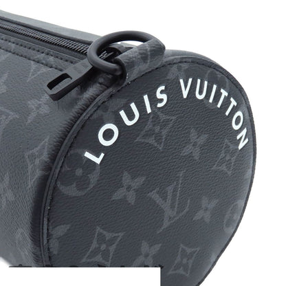 Louis Vuitton Soft Polochon Gray Monogram Eclipse 2-Way Shoulder Bag — view 8