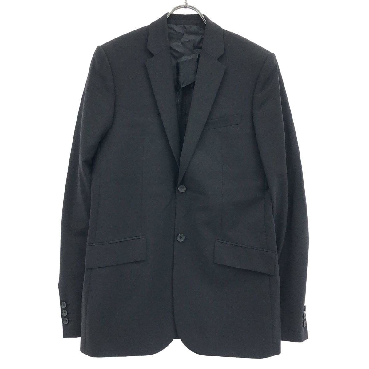Balenciaga Tailored Jacket & Trousers Pants Set Suit Black 44