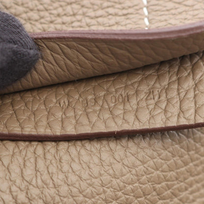 Hermes Tote Cover 46 Etoupe Leather Gray — view 5