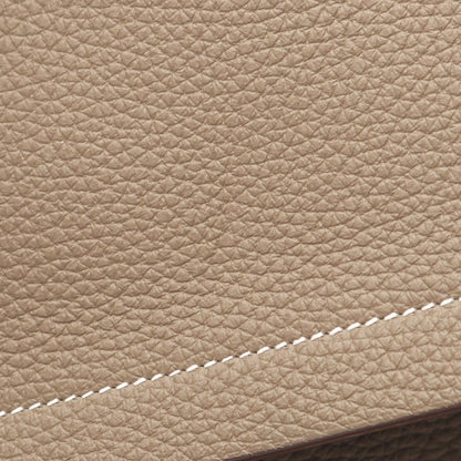 Hermes Tote Cover 46 Etoupe Leather Gray — view 9