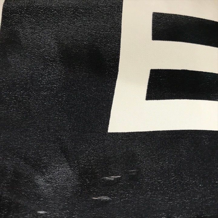 Chanel Mademoiselle Large Scarf Black Silk
