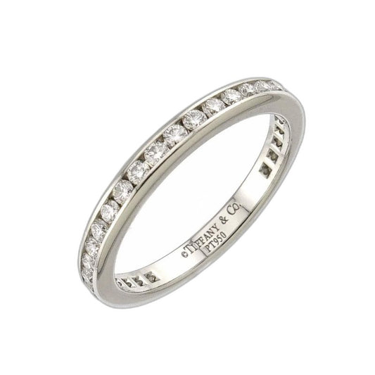 Tiffany & Co Half Circle Channel Setting Ring Diamond Pt