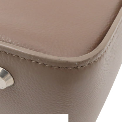 Balenciaga North South 2-Way One Handle Bucket Shape Shoulder Bag Brown Leather — view 6