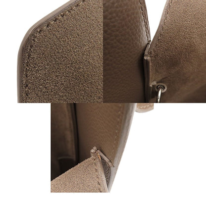 Balenciaga North South 2-Way One Handle Bucket Shape Shoulder Bag Brown Leather — view 8