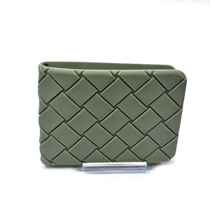 Bottega Veneta 701848 Silicone Billfold Branded Small Accessories Card Case