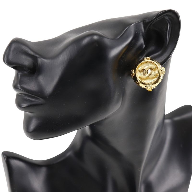 Chanel Gold Plated Ladies 20.3g Earrings