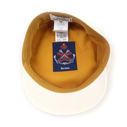 Hermes Vauban 100% Cotton Serie Hardware Attached Casket Ivory 58 Storage With