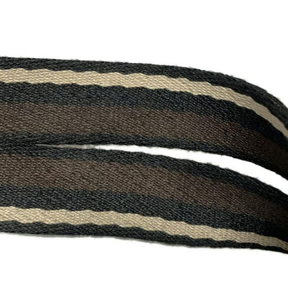 Hermes Tote Bag Troca Horizontal MM Dark Navy Dark Brown And Gray Beige Leather