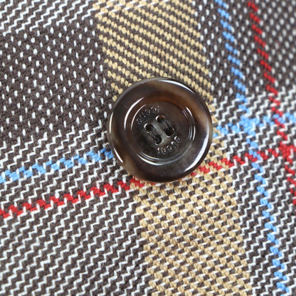 Gucci Wool Rayon Logo Pattern Check Double Suit Set — view 8