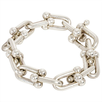 Tiffany & Co Tiffany & Co Hardware Large Link Bracelet Sv925 595g Silver 14