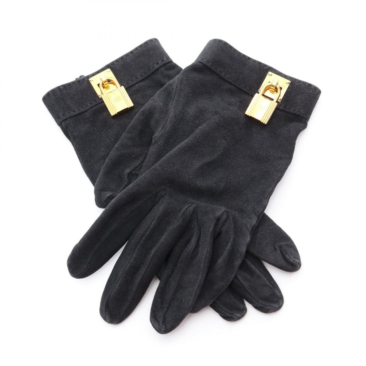 Hermes Gloves Kelly Suede