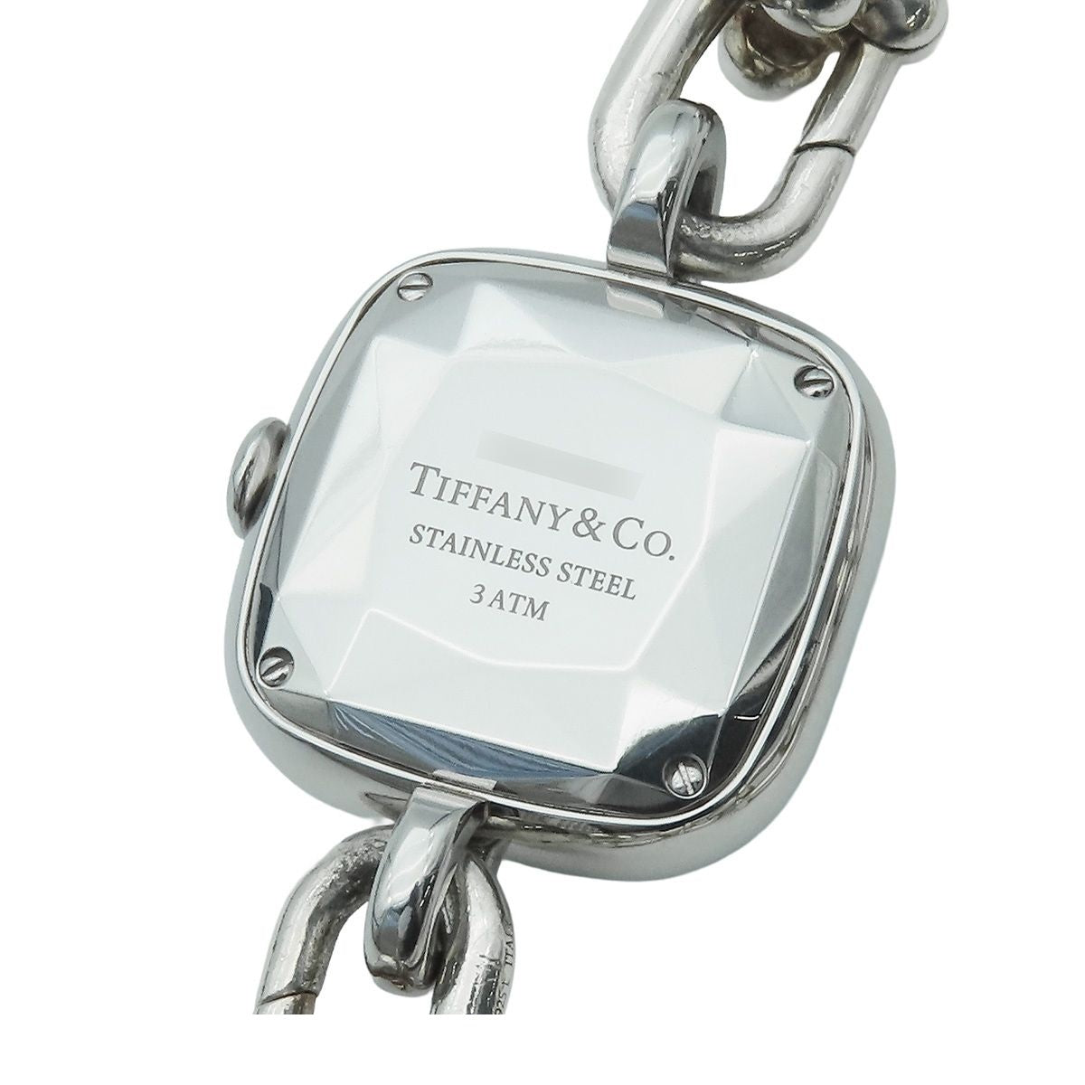 Tiffany & Co HardWear Blue Diamond Medium Lug Gauge Link Watch Quartz — view 4