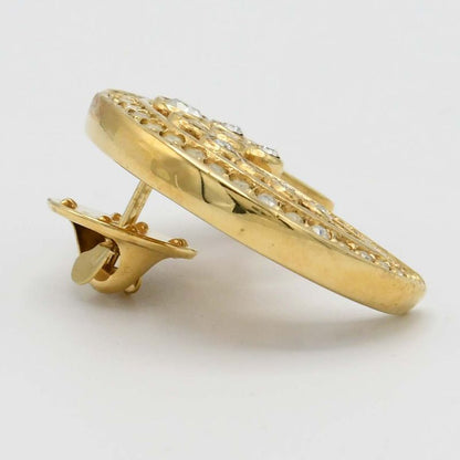 Christian DIOR Brooch Moon Rhinestones Approx 9.8g Accessories With Box H10469-2