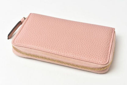 Gucci Wallet Preowned Gucci Foldable Wallet Gucci Swing Leather Light Pink