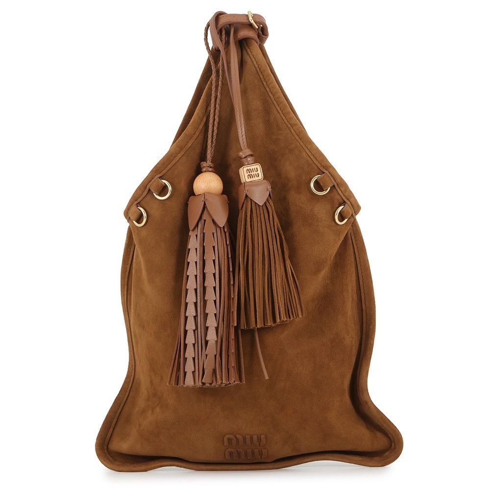 Miu Miu Miu Handbag Suede Tassel