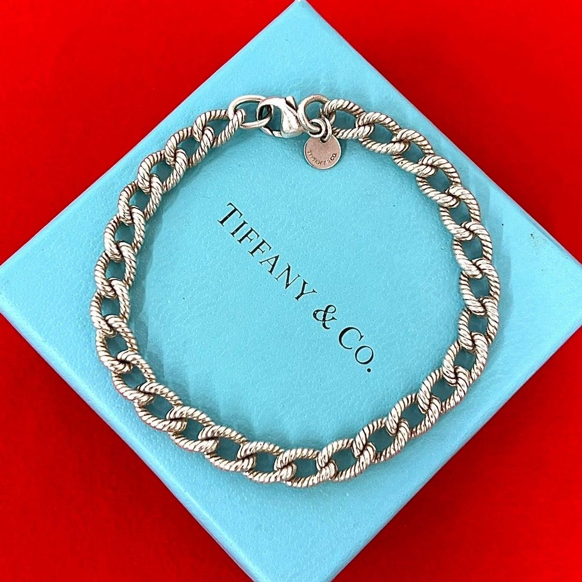 Tiffany & Co Twist Rope Chain Bracelet