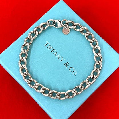 Tiffany & Co Twist Rope Chain Bracelet