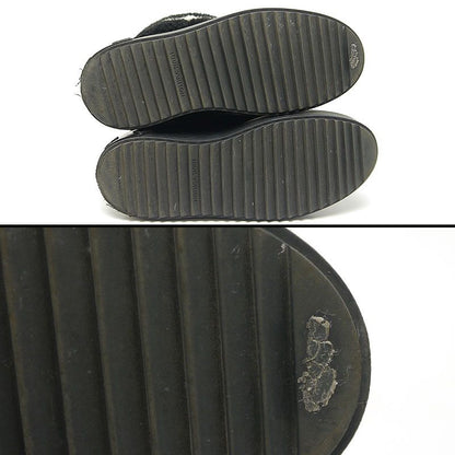 Louis Vuitton LV Snowdrop Line Ankle Boots 35 Black Mouton Boots