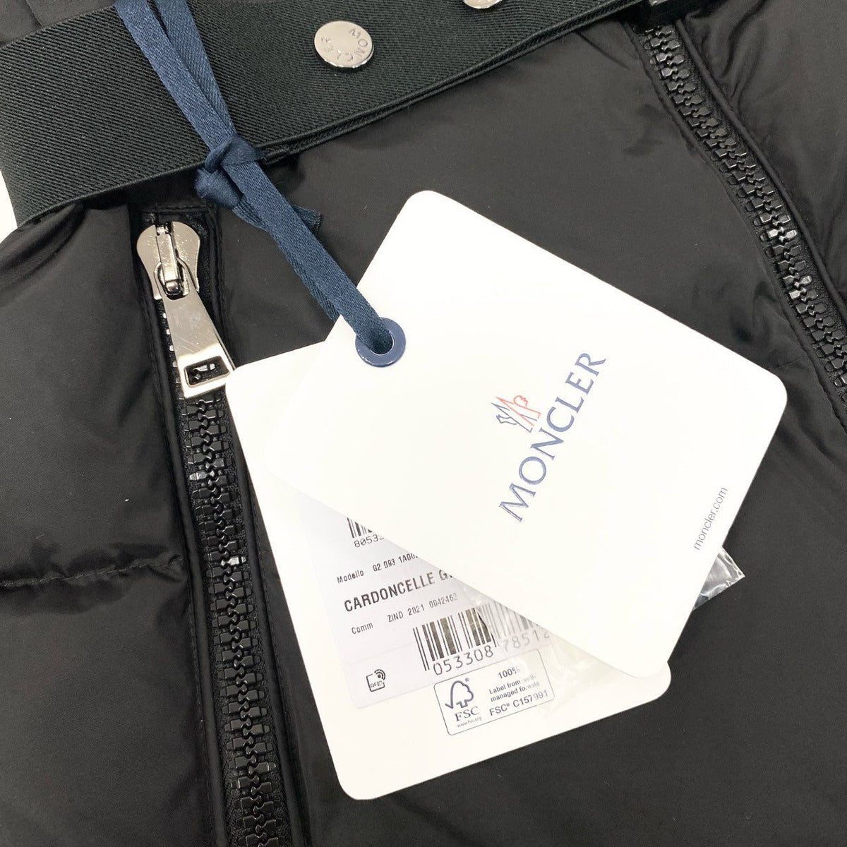 Moncler Cardoncelle Jacket Cordon Seille Down 1 Black — view 10