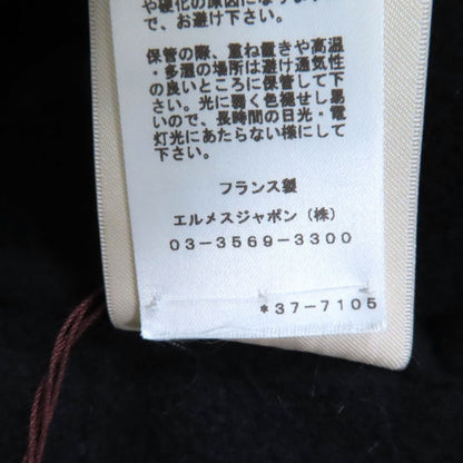 Hermes 2023 3h0141da 100% Cashmere Leather Use Belt Design Long Gilet Vest