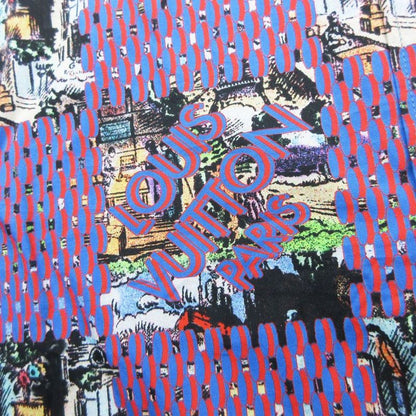 Louis Vuitton Rm222 Pn5 Hns62w Damier Classic Shirt Long Sleeves Purple Size XS