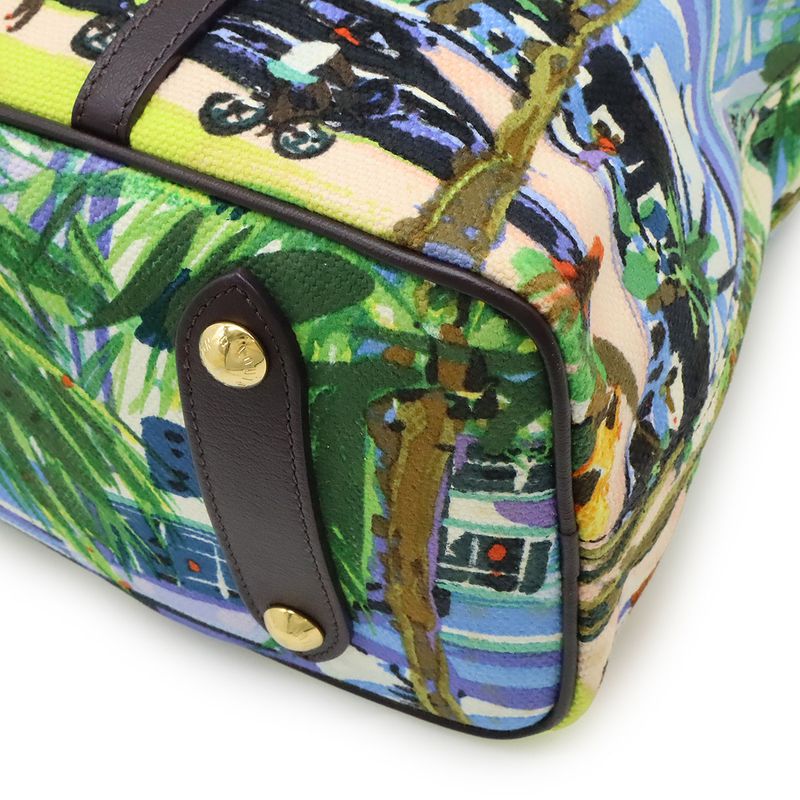 Louis Vuitton Ailleurs Cabas PM Tote Bag Shoulder Bag Resort Pattern Canvas