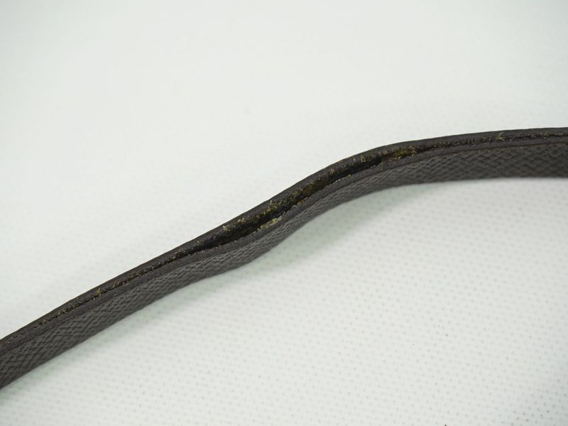 Authentic Louis Vuitton LV Trousse Makeup Damier Ebène Accessory Pouch Handbag