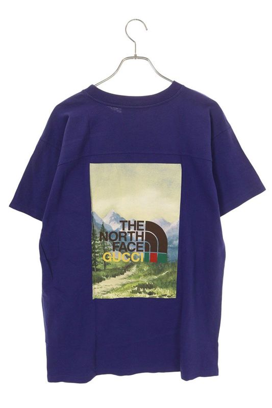 Gucci X The North Face 671443 Xjdrb Graphic Logo Print T-shirt Men's S