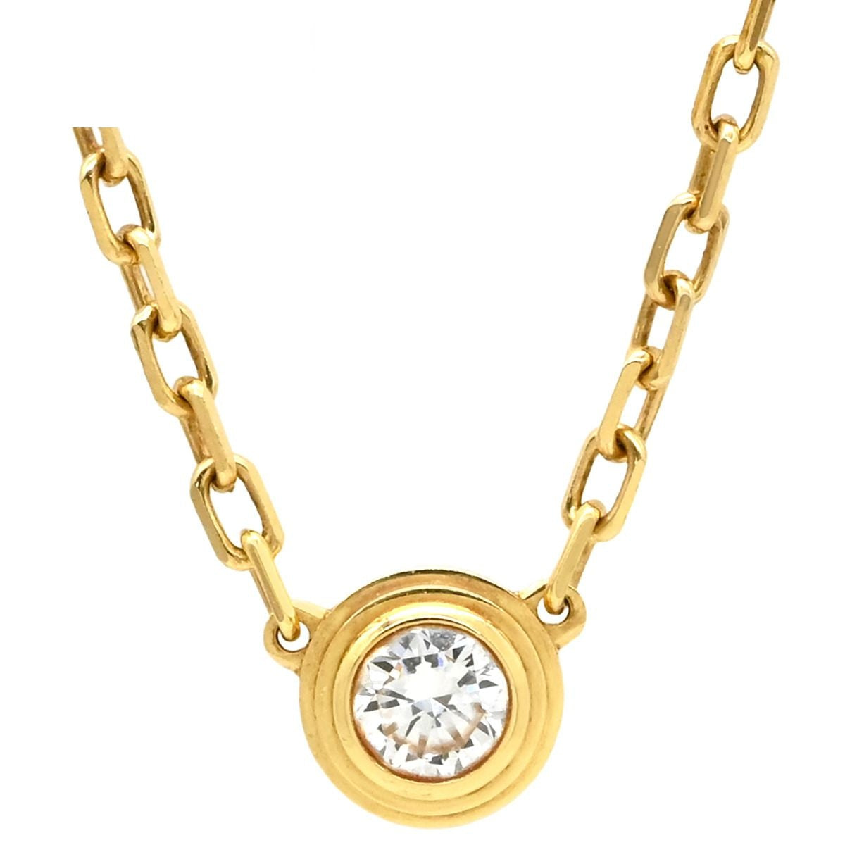 Cartier Necklace d'Amour SM Yellow Gold 18k Diamond Small Model
