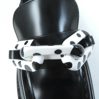 Louis Vuitton Yayoi Kusama Academy Line Leather Loafer Black 34.5 Storage With