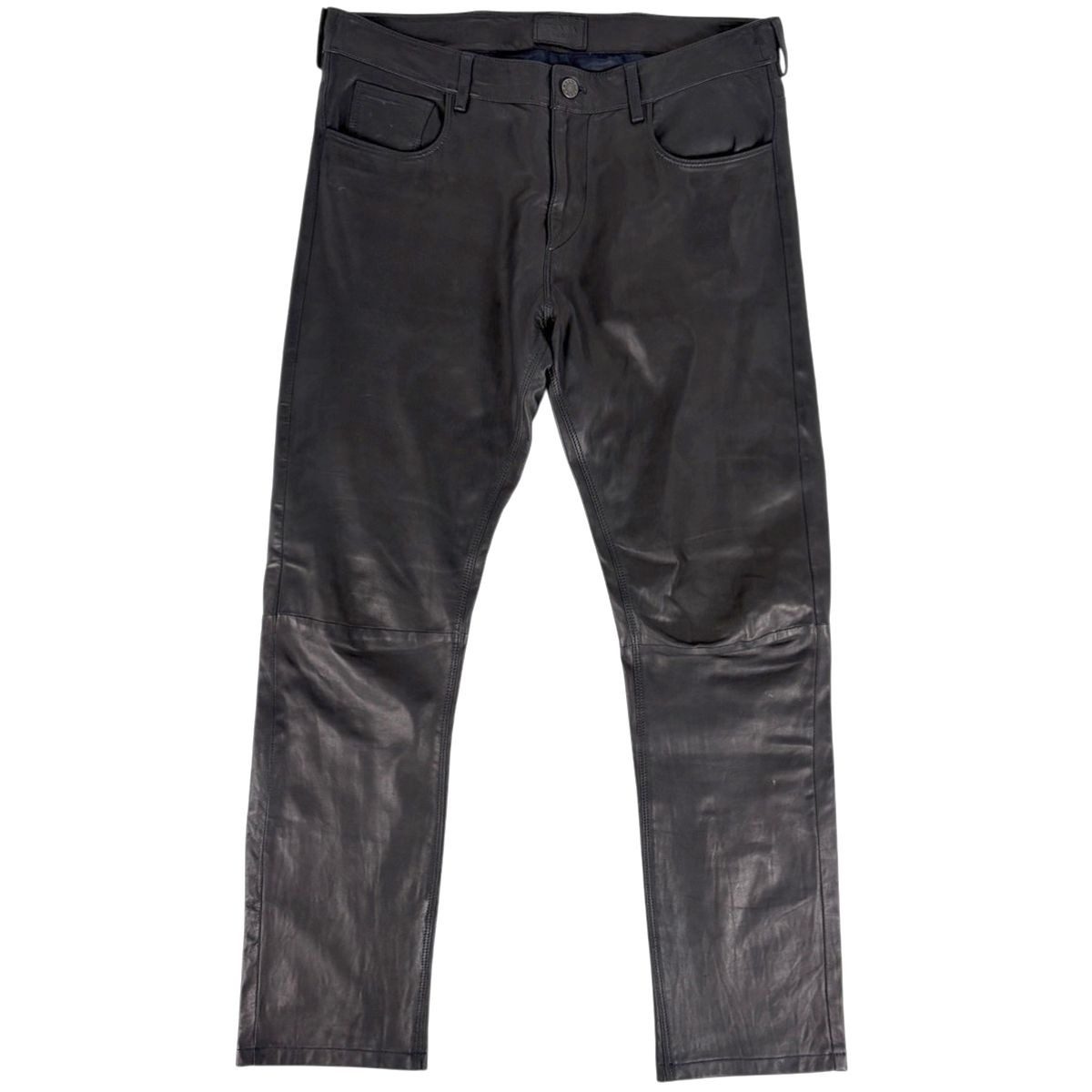 Prada Leather Pants Sheep Black