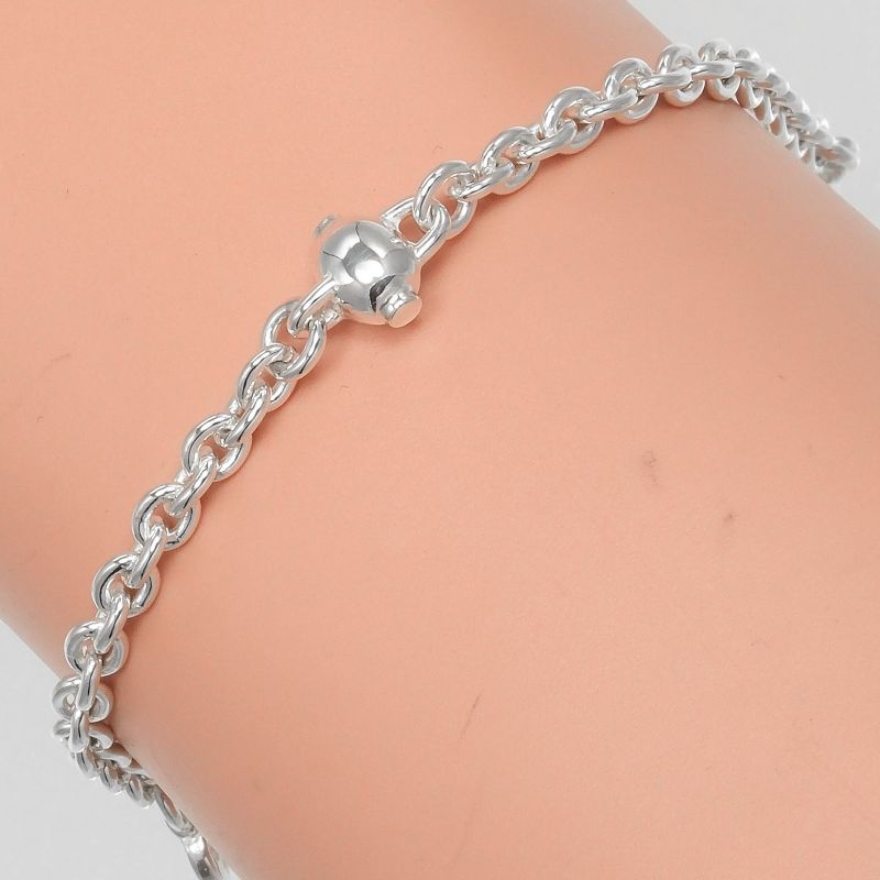 Tiffany & Co Vintage Wrist Wear Approx 17.8cm (7.01in) Silver 925 Ladies 11.9g