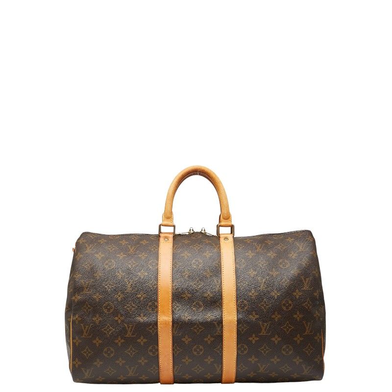 Louis Vuitton Monogram Key Pol Bandouliere 45 Boston Bag Travel Bag M41428