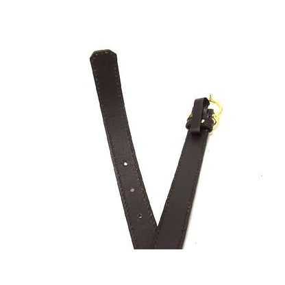 Gucci GG Marmont Leather Gold Hardware Belt Size 42 Brown — view 3