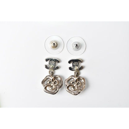 Chanel Coco Mark Camellia Swing Rhinestone Silver — view 4