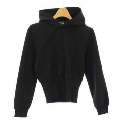 Balenciaga Cropped Hoodie Long Sleeve XS Black