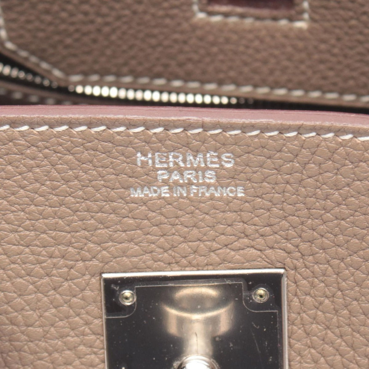 Hermes Handbag Birkin 30 Etoupe Leather Gray — view 4