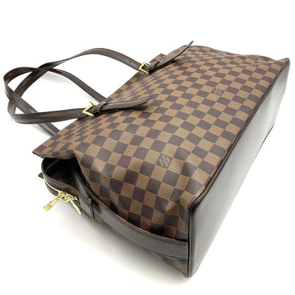 Louis Vuitton N51119 Chelsea Shoulder Bag Tote Bag Damier Canvas Ebène Women