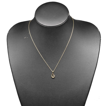 Tiffany & Co Open Teardrop 18K Yellow Gold Ladies 2g Necklace