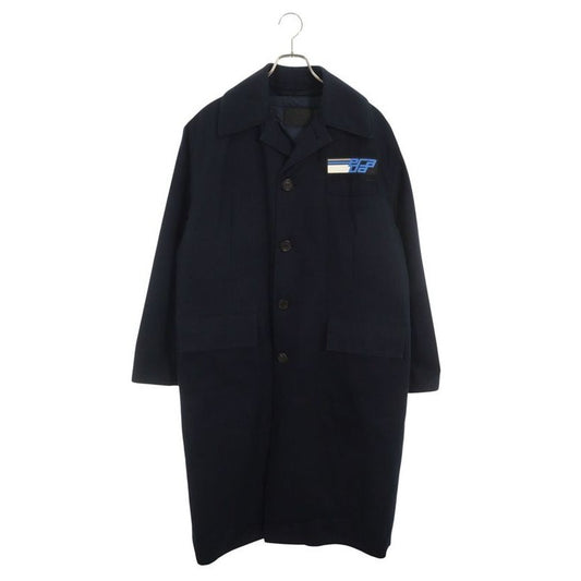 Prada Rubber Logo Coat with Padded