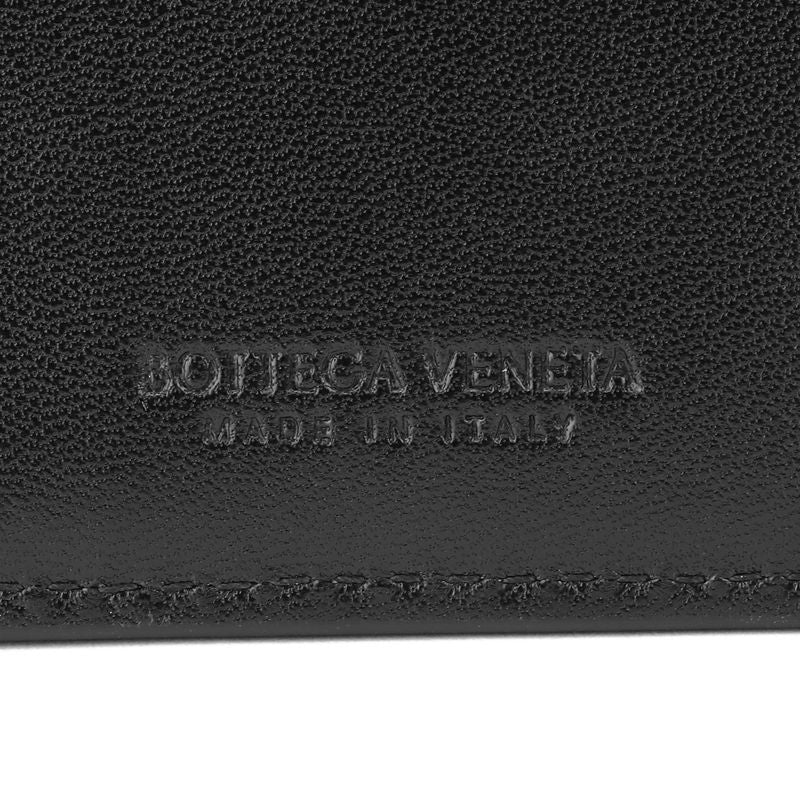 Bottega Veneta Cles Zit Card Case Black
