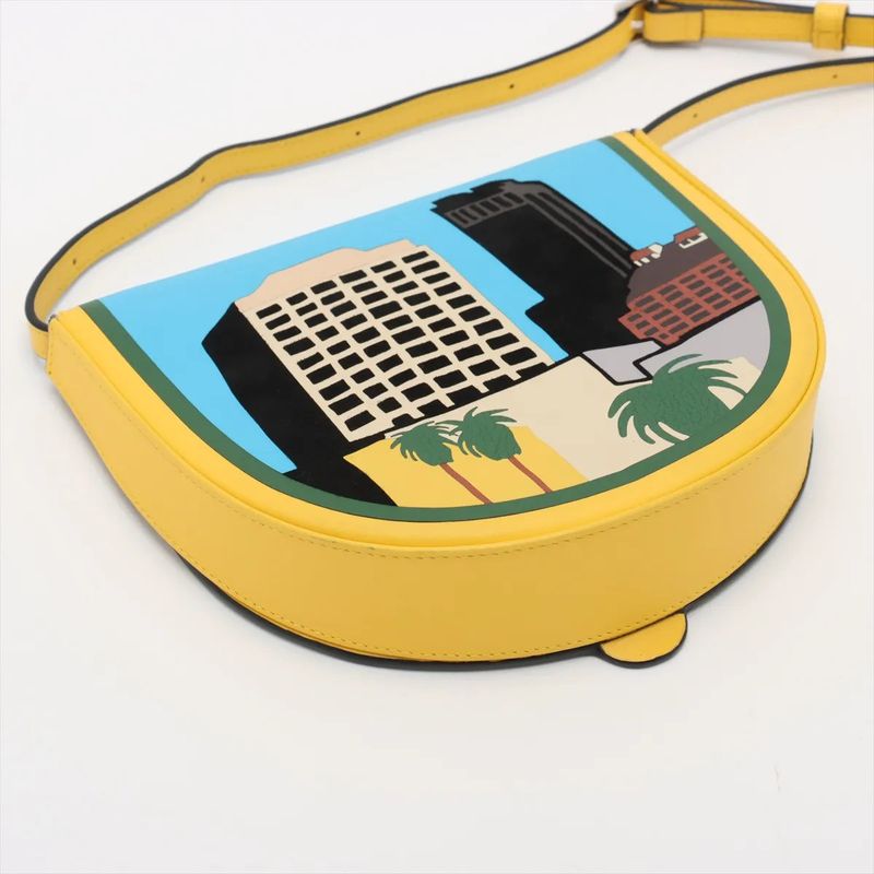 Loewe X Kemprice Collaboration Leather Heel Bag Crossbody Shoulder Crossbody