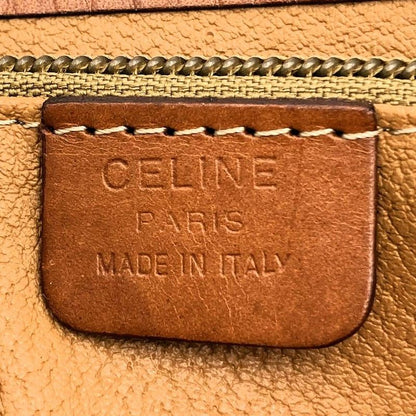 Celine Macadam M95 Tote Shoulder Bag Pvc/leather Beige Women