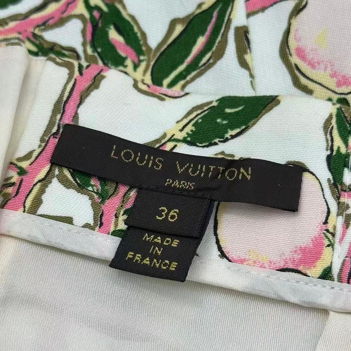 Louis Vuitton Set Top Scarf Floral Pattern — view 11