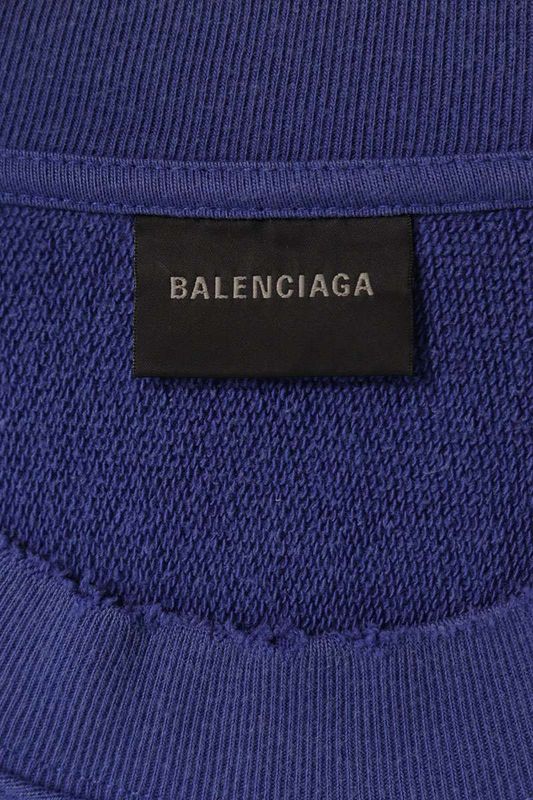 Balenciaga 720428 Tnve8 Logo-printed Crushed Sweatshirt Men's 3