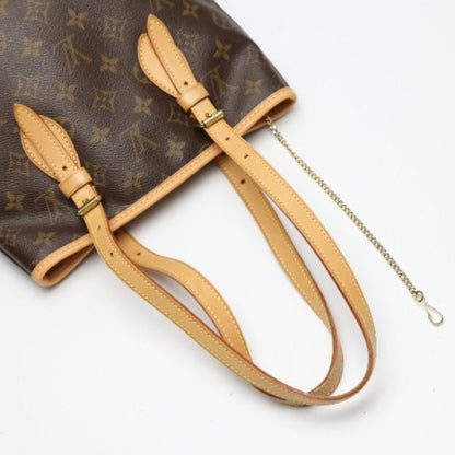 Louis Vuitton M42238 Monogram Tote Bag Bucket PM Handbag Louis Vuitton Brown