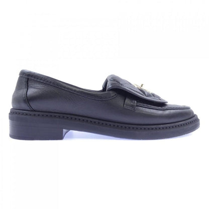 Chanel Turnlock Moccasins Loafers Black