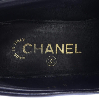 Chanel Turnlock Moccasins Loafers Black — view 6